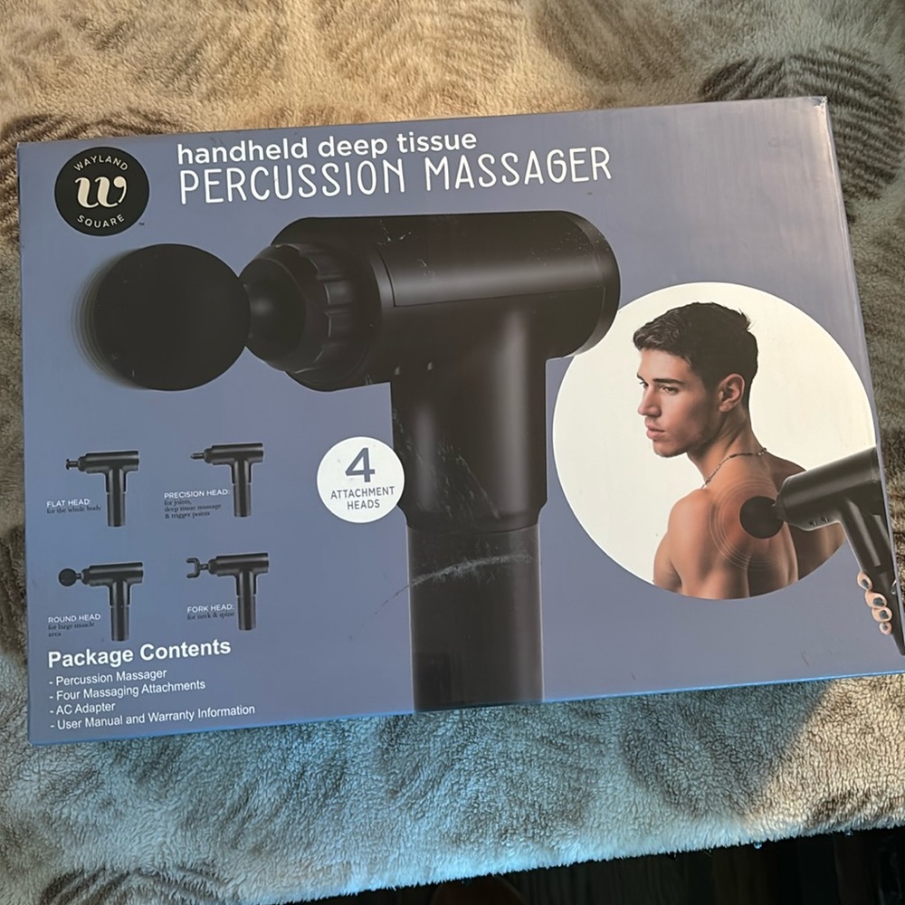 New! Deep tissue handheld massager